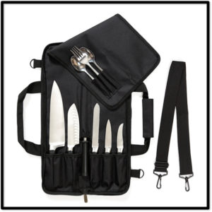 Click here to learn more about Noble home & chef's 6-slot knife bag