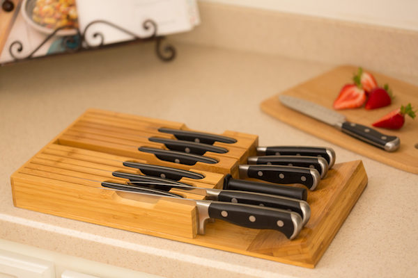 In Drawer Knife Block 12 Slots by Noble Home and Chef