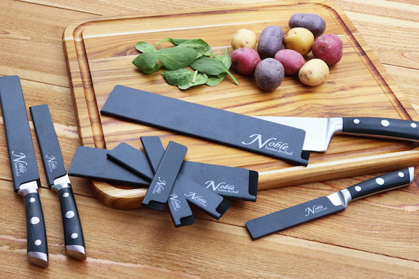 2-Piece Universal Knife Edge Guards (8.5? and 10.5) are More Durable,  Non-BPA, Gentle on Your Blades, and Long-Lasting. Noble Home & Chef Knife