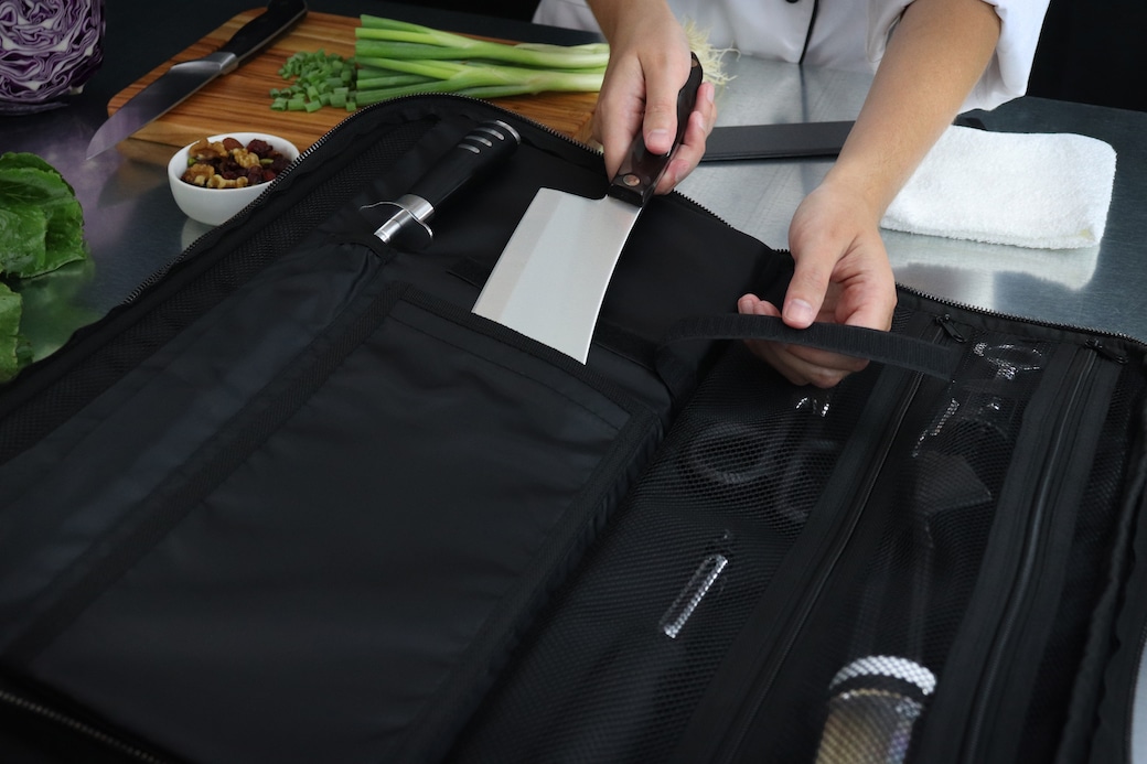 pendulum Incompatible freezer Knife Bag - 19 Slots - Black - Noble Home & Chef
