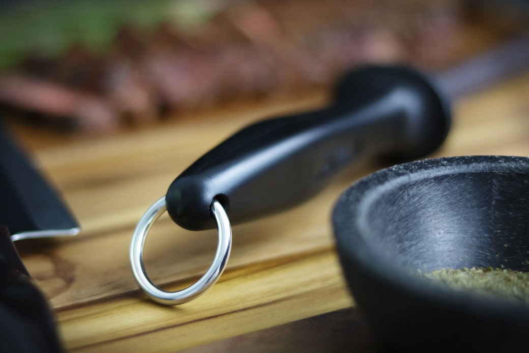 12 Black Ceramic Sharpening Rod — Culinary Apple